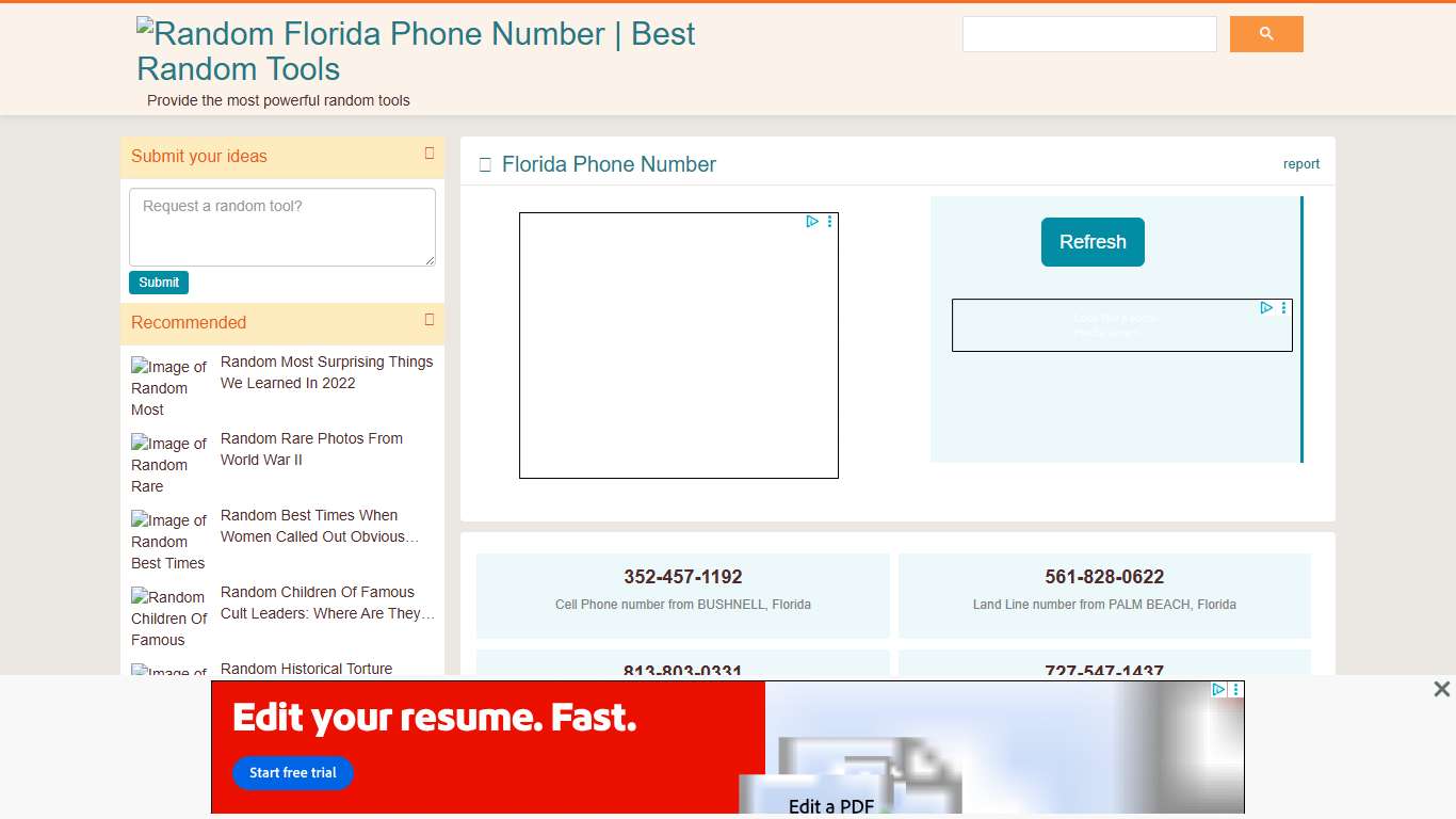 Random Florida Phone Number Best Random Tools